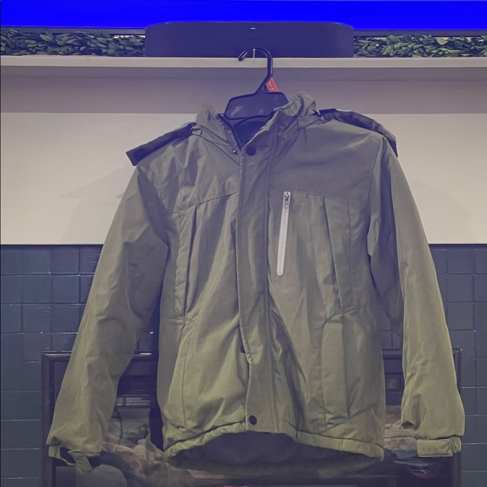 Boy’s Green Lined Coat